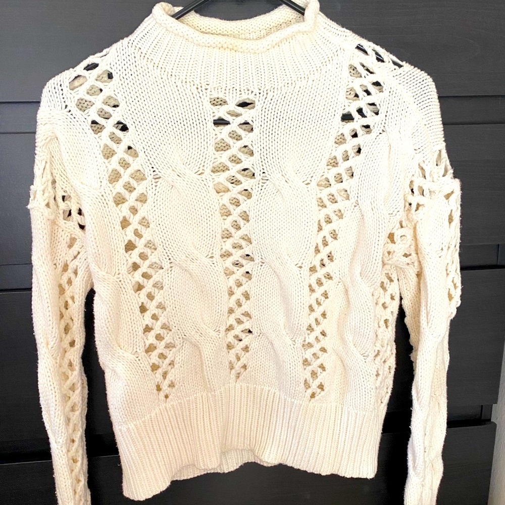 {Express} Medium White Sweater